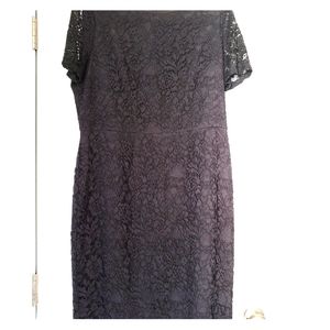 Liz Claiborne Black Lace Dress